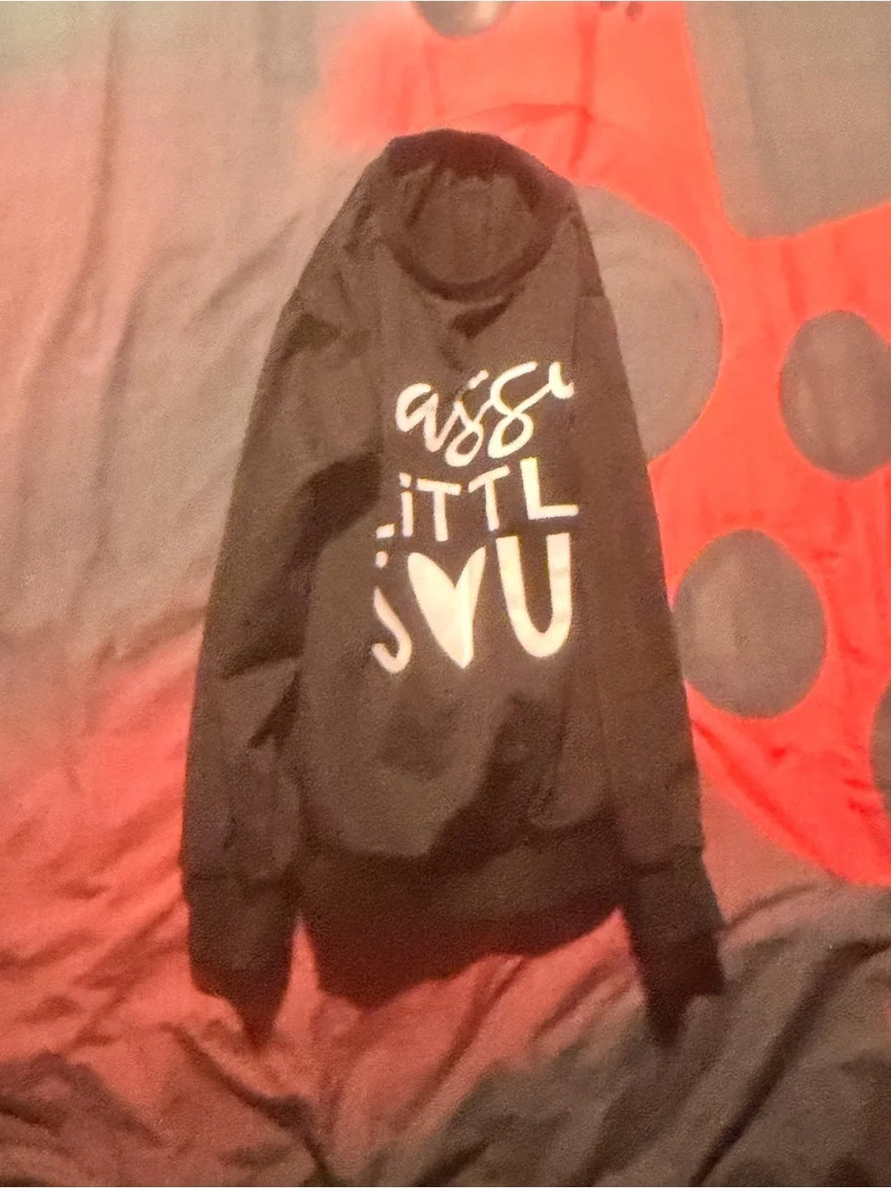 SHEIN Black Kids Sweatshirt with White 